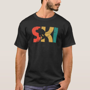 Camiseta Olhando com desagrado esquiando viadutos esportes