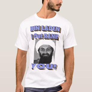 Camiseta Olhar de Bin Laden para fora