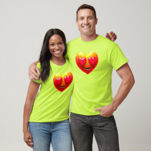 Camiseta Olhar de Coração Radiante Emoção