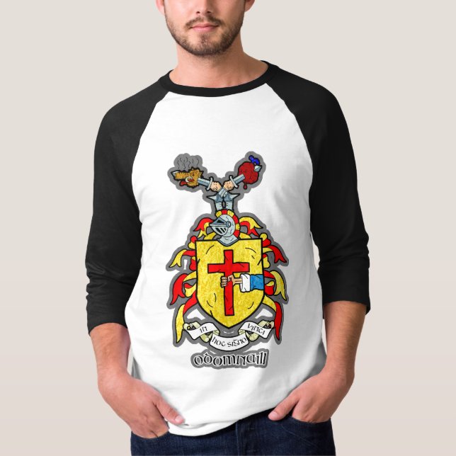 Camiseta Olhar do grunge da brasão de O'Donnell (Frente)