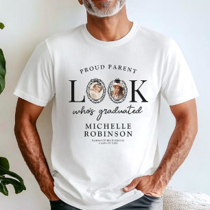 Camiseta Olhar Orgulhoso Quem Se Formou 2 Foto Graduação