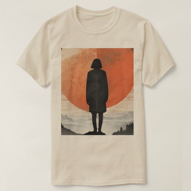 Camiseta Olhe além (Frente do Design)