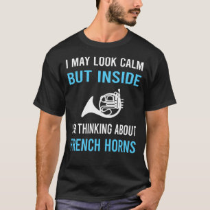 Camiseta Olhe Calmo Corno Francês