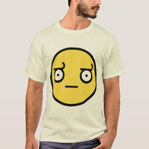 Camiseta Olhe da cara da desaprovação