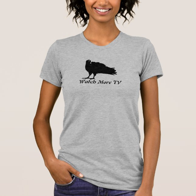 Camiseta Olhe mais abutre da tevê (Frente)