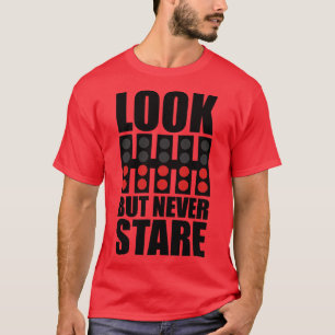 Camiseta Olhe, mas nunca olhe para a Design F1