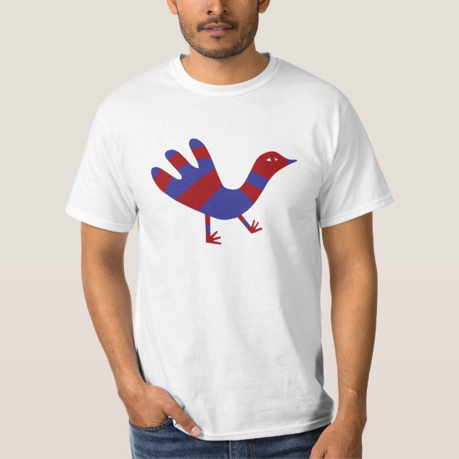 Camiseta Olhe o pássaro bonito (Frente)
