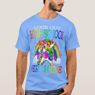 Camiseta Olhe O Segundo grau Aqui Eu Volto Ao Unicórnio
