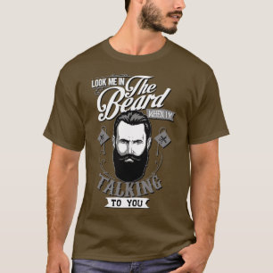 Camiseta Olhe para a minha barba