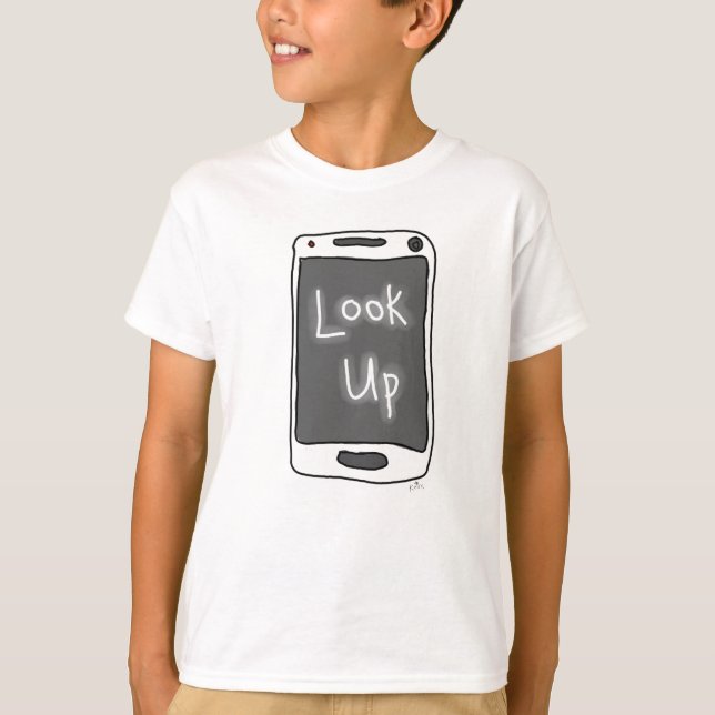 Camiseta "Olhe para Cima" (Frente)