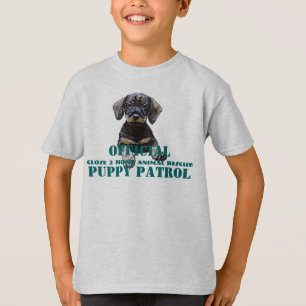 Camiseta Olhe para fora, o filhote de cachorro que a