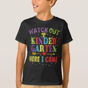 Camiseta Olhe para fora o jardim de infância aqui que eu