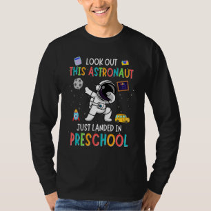 Camiseta Olhe para fora Pré-escolar Astronauta Dançando Par