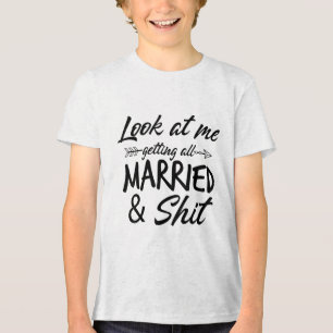 Camiseta Olhe Para Mim, Casando Toda Noiva Engraçada E Gro