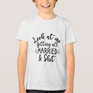 Camiseta Olhe Para Mim, Casando Toda Noiva Engraçada E Gro