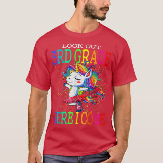 Camiseta Olhe Para O 3º Ano Aqui Eu Volto Para O Unicórnio