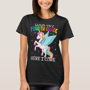 Camiseta Olhe para o 4º ano aqui eu vim para o Unicórnio Pr