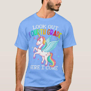 Camiseta Olhe para o 4º ano aqui... Eu Volto Para O Unicórn