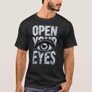 Camiseta Olhe Seus Olhos   Gráfico de Olho