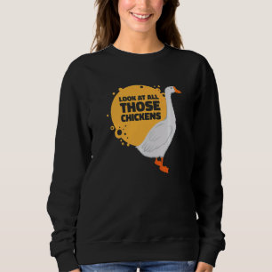 Camiseta Olhe Todos Esses Gansos de Fazenda Animais Galinha