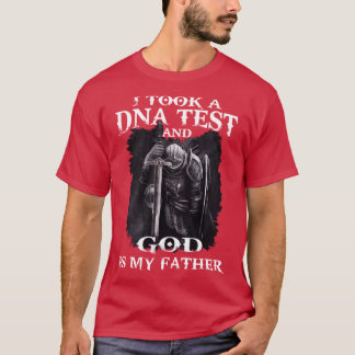 Camiseta Olhei para um DNAest e Deus é meu Pai Design Crist