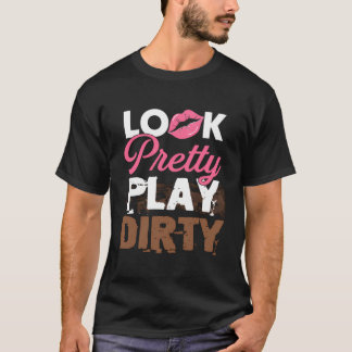 Camiseta Olhem Bonito Maratonas de Mudim de Lama Mulheres G