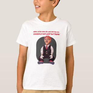 Camiseta Olhem para a escuridão por muito tempo e vocês a