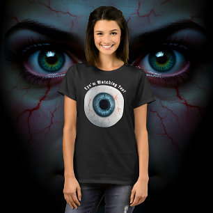 Camiseta Olho Azul Assustador que Estou a Ver-te!