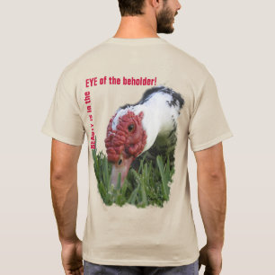 Camiseta Olho da Fotografia de Fechamento do Pato