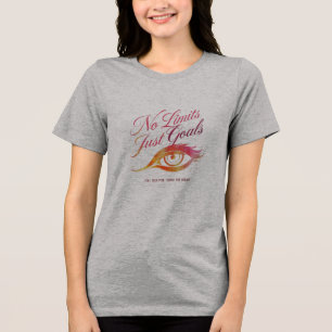 Camiseta Olho da visão da camisa-T feminina inspiradora