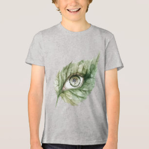Camiseta Olho de Goblin de Folha Verde