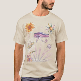 Camiseta Olho de Hórus Céleste Vintage