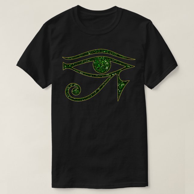 Camiseta Olho de Horus, Egípcio, Símbolo de Proteção, Lucky (Frente do Design)