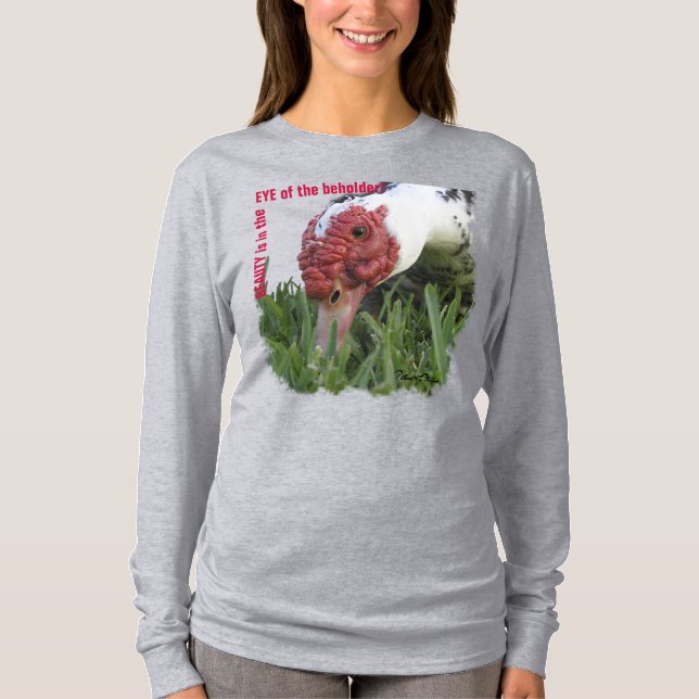 Camiseta Olho do Pato Fechado Fotografia Personalizada (Frente)