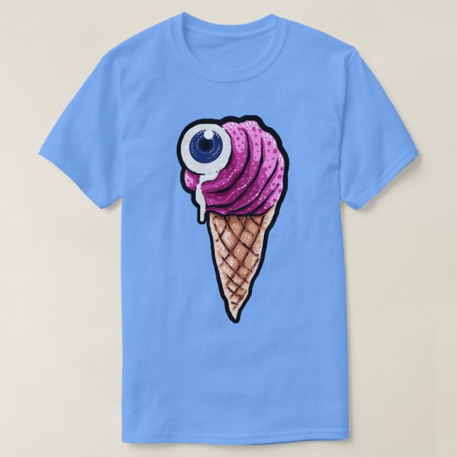 Camiseta Olho do sorvete (Frente do Design)