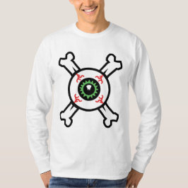 Camiseta Olho e Ossos Cruzados (fundos claros)