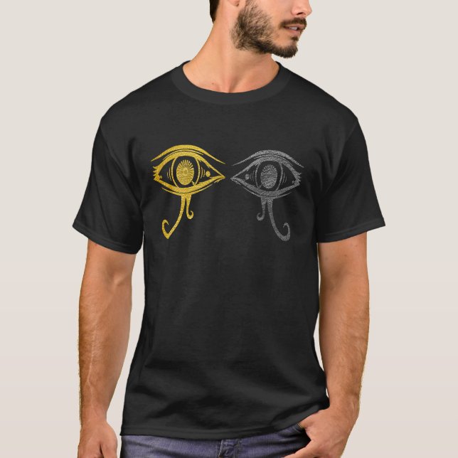 Camiseta Olho egípcio antigo de Horus Roupa (Frente)