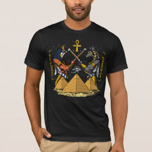 Camiseta Olho egípcio de Ankh do Ra do deus de Anubis de