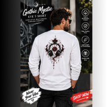 Camiseta Olho Místico Gótico – Ocultismo Fantasia