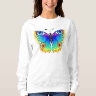 Camiseta Olho Peacock da Borboleta Arco-Íris