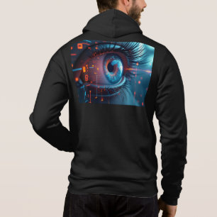 Camiseta Olho Quântico Bella black capuz sweatshirt