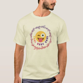 Camiseta Olho sorridente rosto legal e engraçado emoji