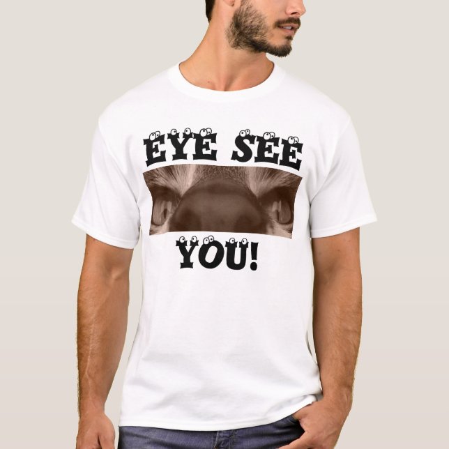 Camiseta olho te vejo (Frente)