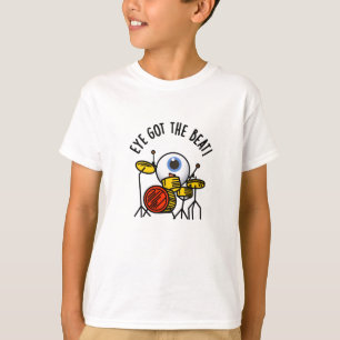 Camiseta Olho Tem O Beat Cute Drummer Pun