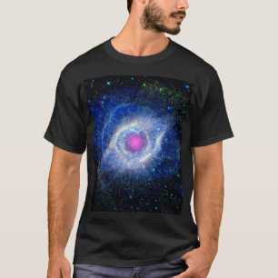 Camiseta Olho ultravioleta da nebulosa da hélice da foto d