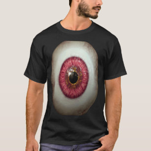 Camiseta Olho Vermelho Grande Assustador Olho Sinistro Fant