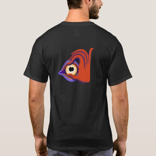 Camiseta olhos abertos (Verso)