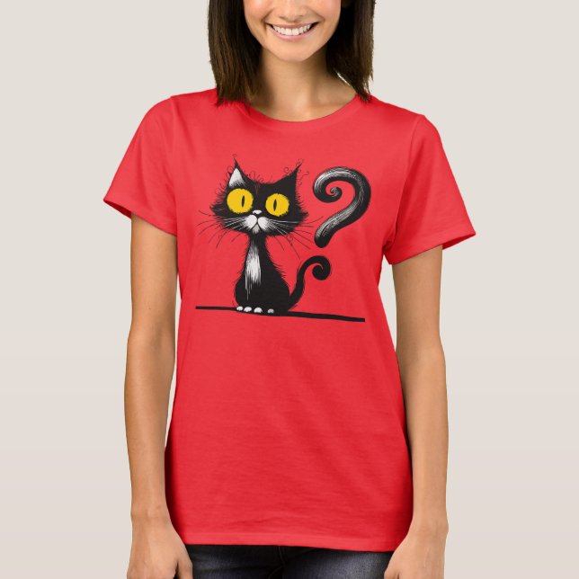 Camiseta Olhos amarelos CAT - (Frente)