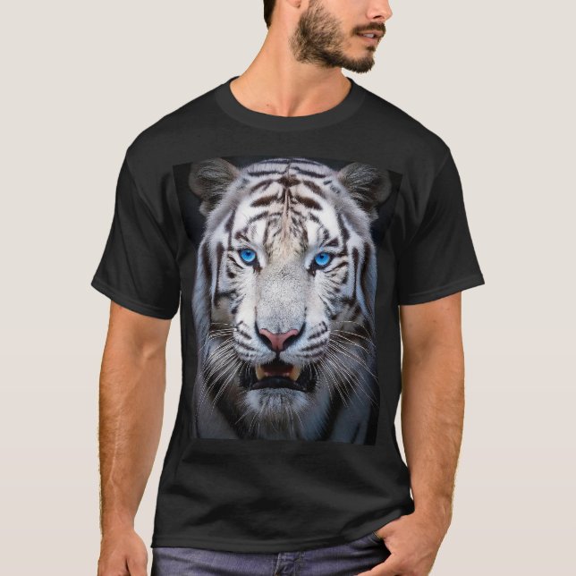 Camiseta Olhos Azuis Brancos (Frente)