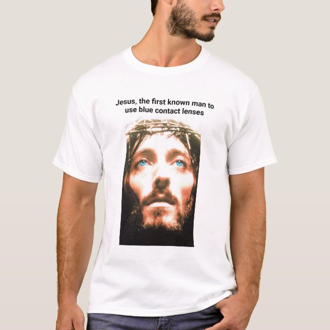 Camiseta Olhos azuis de Jesus (Frente)